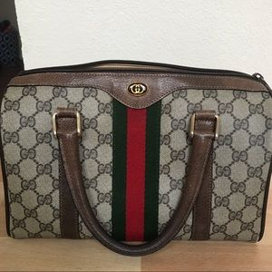 Authentic Vintage Gucci Boston Doctor Bag